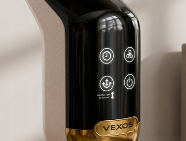 Підлоговий вентилятор Vexos Aura-x30 Air, бежевий