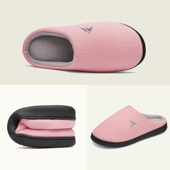 Тапочки зимові Mishansha для чоловіків та жінок, м'які, зручні, з пам'яттю, розмір 36-48 (43 EU), рожеві