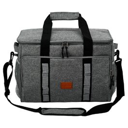 Термосумка 35L для пікніка та обідів: ізольована, водонепроникна, для кемпінгу, пляжу та BBQ