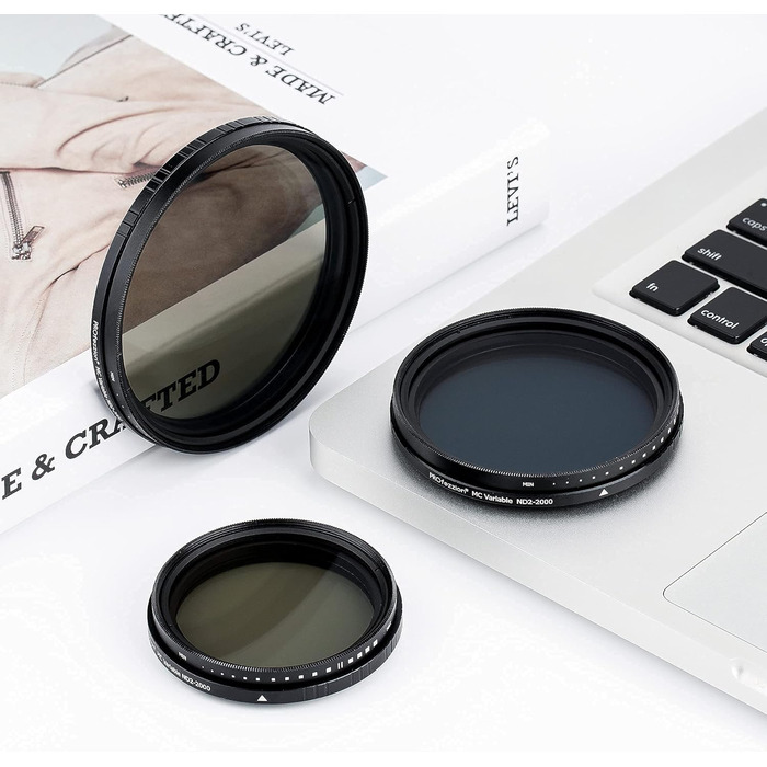 Графільтр PROfezzion Variable ND Filter: регульований нейтральний фільтр ND2-ND2000 для об'єктивів Sigma, Nikon, Fujifilm (58mm)