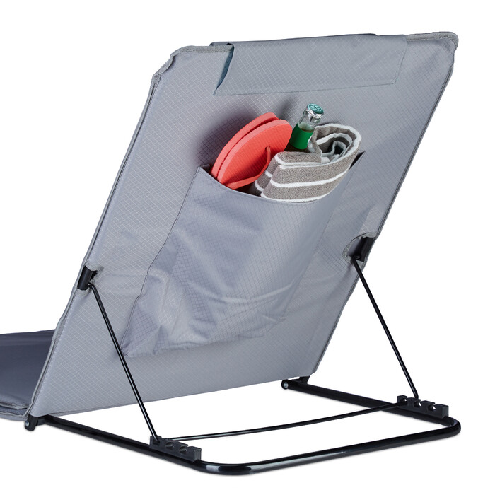 Relaxdays XXL Beach Mat with Head Pillow