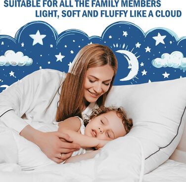 FAM' Home 4 Seasons Baby Bedding Set Cheeky Fox, Children's Bedspread 100 x 135 and 40x60 Pillow |Oeko-Tex Standard 100 Certified| Anti-allergy Option| Suitable for 70x140cm Beds