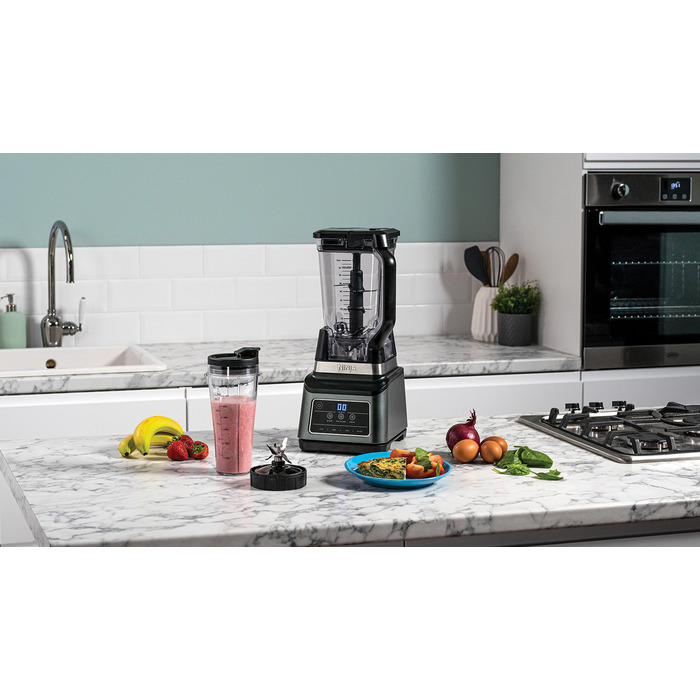 Стаціонарний блендер Ninja BN750EU, 1200 Вт, сріблястий/сірий