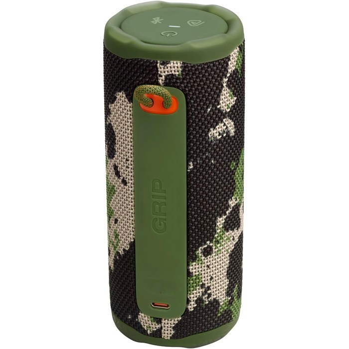 JBL Grip: Портативна Bluetooth колонка з AI Sound Boost, IP68, до 14 год роботи, Camouflage