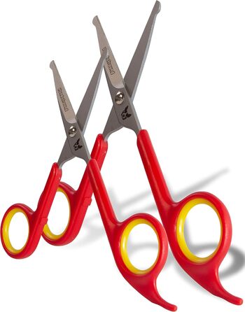 Набір ножиць для грумінгу собак: 2 шт. з нержавіючої сталі з округлими кінцями