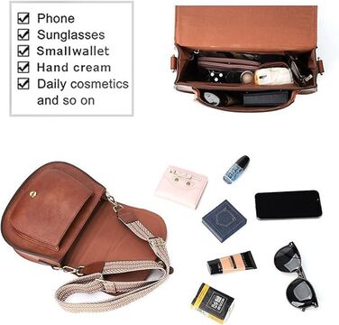 Сумка жіноча AFKOMST через плече, блакитна, з регульованим ремінцем, PU шкіра