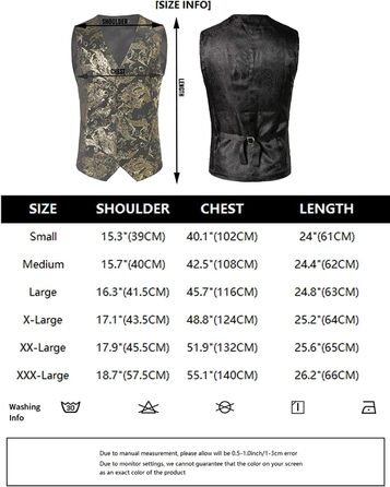 Жилет чоловічий PARKLEES, металевий візерунок пає, золотистий, блискучий, для весілля, балу, вечірки, костюма або смокінга, 3XL, коричневий