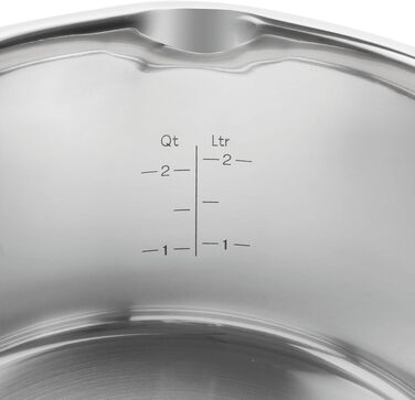 Набір каструль ZWILLING TrueFlow з кришками, 5 предметів, нержавіюча сталь, для індукційних плит, сріблястий