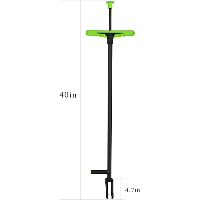 FLORA GUARD 100cm Weed Puller for Standing, 4 High-Strength Claws Made of Hardened Steel and Foot Pedal, Easy Weeding, No Bending Required, Ideal Tool for the Garden