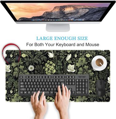 Килимок на стіл Moon Mushroom Gaming з принтом темних карт Таро, XXL 80x40 см, килимок під мишу та клавіатуру