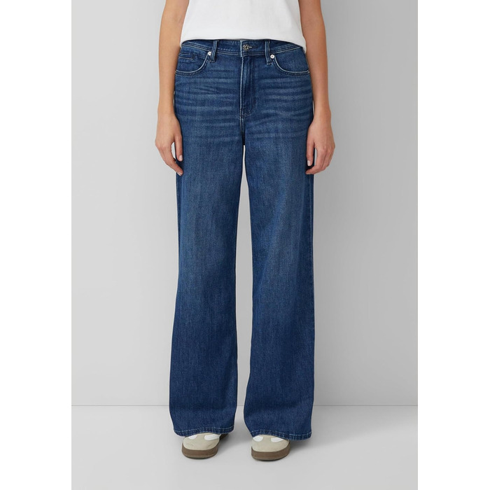 Джинси s.Oliver Suri Regular Fit High Rise Wide Leg 40 сині (55z4_blau)