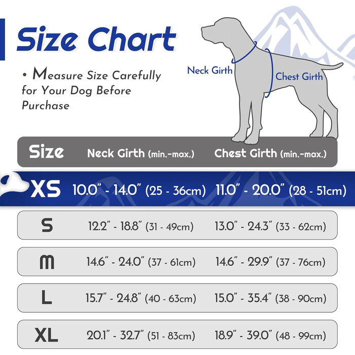 Шлейка для собак Eagloo великих порід, анти-тяга, з світловідбиваючими смугами, регульована, для Лабрадора, розмір L (XS, 1 шт., блакитний & оранжевий)
