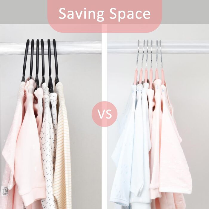 Плечики для дитячого одягу ManGotree з велюру, 30 шт, рожеві. Плечики для дитячого одягу з обертовим гачком, спеціальний дизайн для дитячої та дитячої одягу.