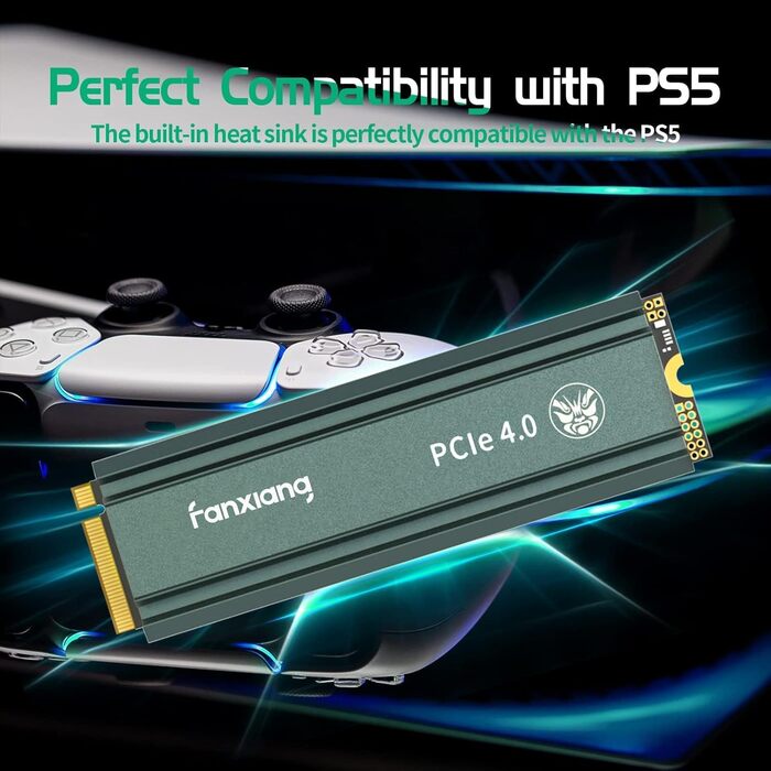 SSD Fanxiang NVMe M.2 2280 4TB: Швидкий диск для ігор та редагування відео (PCIe 4.0)