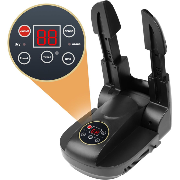 Електричний сушильник для взуття з озоном - сушильник для взуття, черевиків, рукавичок, шапок, лижних черевиків. Швидке сушіння теплом, компактний, розкладний дизайн.