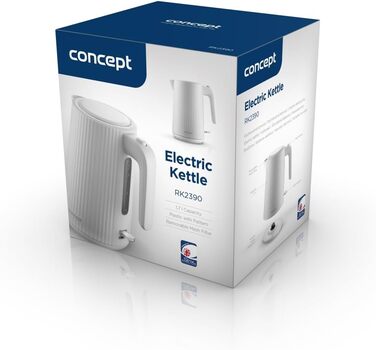 Електричний чайник Concept RK2391, 1.7 л, білий