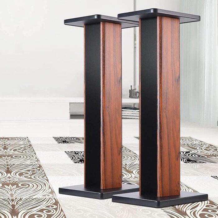 Підставка для акустики Suuiwau з деревною текстурою, універсальна, для домашнього кінотеатру, 60 см