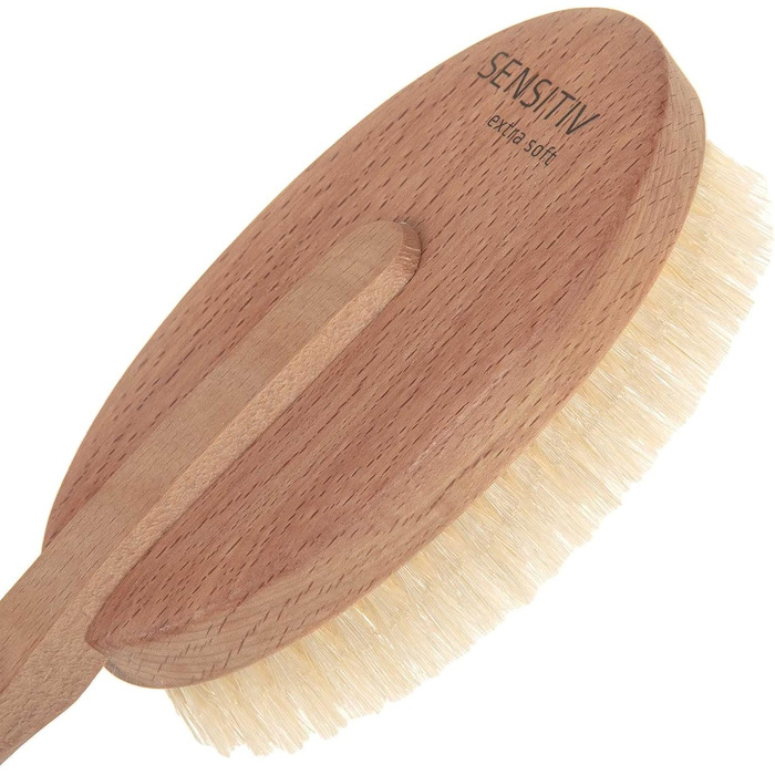 SIDCO XXL Back Brush, Sauna Brush, Soft Bristles, Massage Brush for Seniors