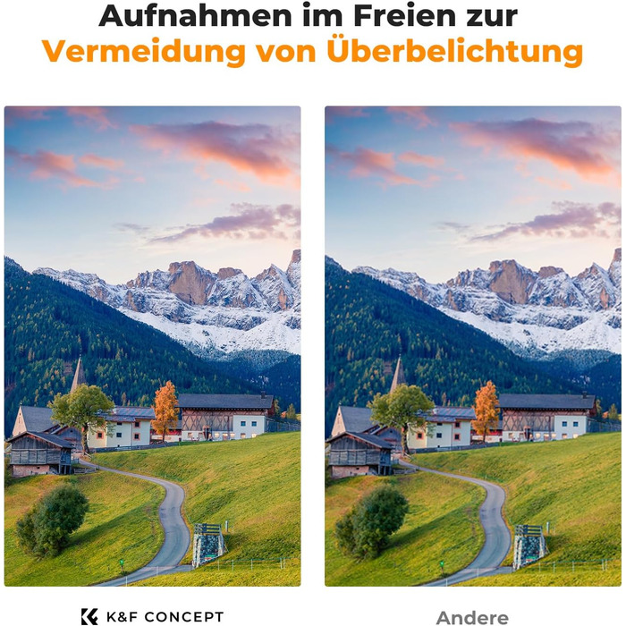 Фільтр ND K&F Concept Variabler 67mm ND3-ND1000 (змінний, 1.5-10 ступенів затемнення, Nano-Dazzle)