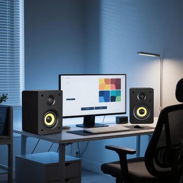 Акустична система Sanyun SW208 3' Bluetooth 5.0 - 60W, 2.0, для ПК, монітор (пара)