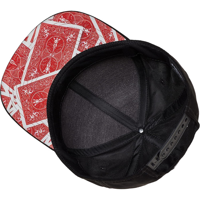 Кепка Snapback Cadency® Poker, чорна, унісекс, регульована, для чоловіків та жінок