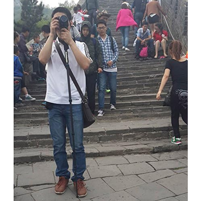 Штатив для камери Koolehaoda K-266 чорний, 6 секцій, 42-160 см, витримує до 7 кг