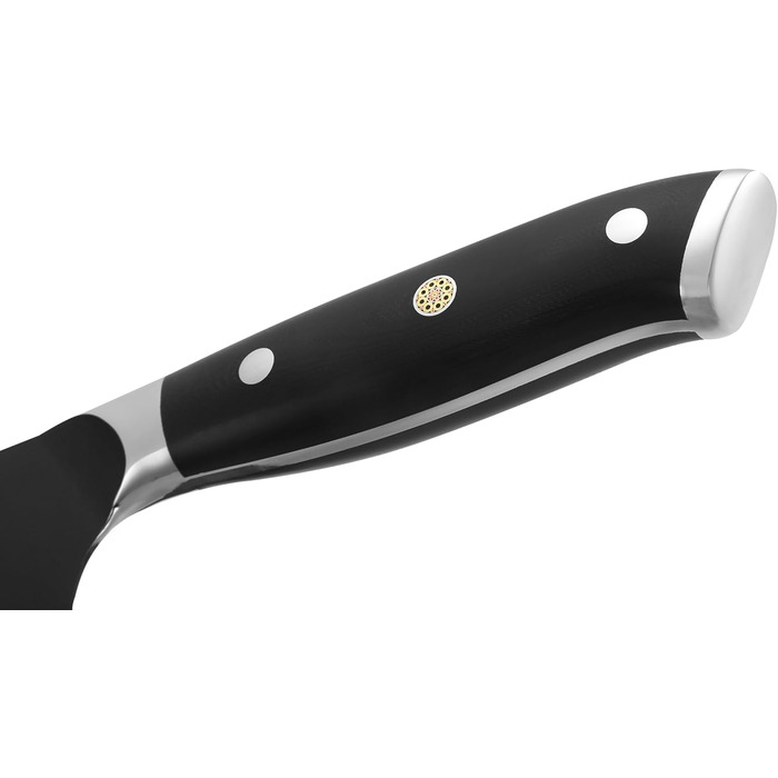 Wakoli Nakiri Messer 17 см: ніж для овочів з титанового покриття, нержавіюча сталь, G10 ручка, ніж для овочів та зелені, ніж для хліба в подарунковій коробці