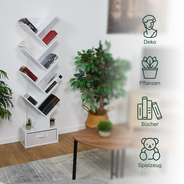 Книжкова шафа Relaxdays у формі дерева