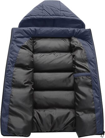 Чоловіча жилетка SeaUr з пухозаповнювачем, водонепроникна, легка, з капюшоном та кишенями, зелена (M, сіра)