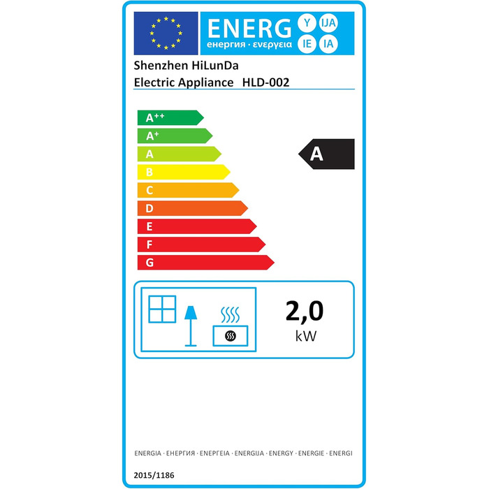 Електричний обігрівач 2000W з PTC-керамічним нагрівачем, тихий, з пульт дистанційного керування, таймером, поворотним механізмом 70° та LED-дисплеєм. Підходить для офісу, спальні, ванної кімнати, дому. Чорний, без полум'я.