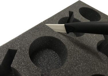 MC-CASES 2 Cup Holders Glass Holders Drink Holders - Space for up to 8 pieces - Foam for Camping Caravans RVs Boats Ships
