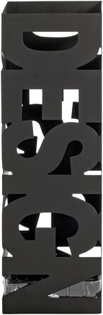 Підставка для парасольки HAKU Möbel, білий метал, 16x48x16 см, сучасний стиль