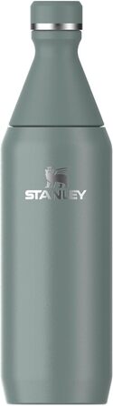 Фляга Stanley All Day Slim з нержавіючої сталі 0.6L - Термофляга, охолоджує до 6 годин, зберігає лід до 11 годин, без BPA, не протікає, придатна для миття в посудомийній машині (Shale)