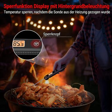 Термометр для м'яса ThermoPro TP03H: точний, швидкий, водонепроникний (IPX6)