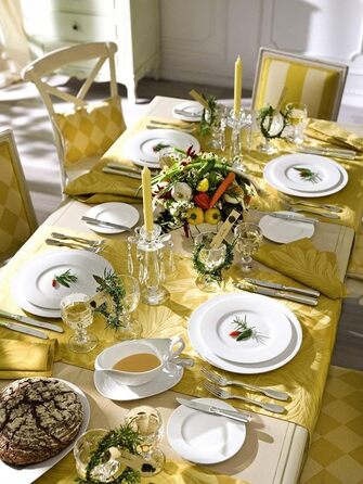 Villeroy & Boch - Royal Oval Plate, large serving platter made of high-quality premium bone china, dishwasher-safe, 41 cm