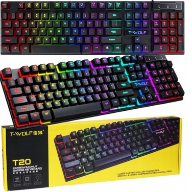 Ігрова механічна RGB клавіатура з LED-підсвіткою