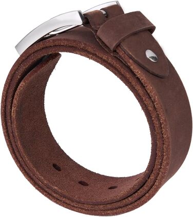 Чоловічий шкіряний ремінь BELTER 38 мм з подарунковою коробкою. Підходить для талії 32W-35W (довжина 105 см). Колір: коричневий