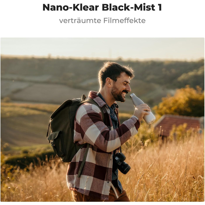 Фільтр K&F Concept Nano-K Serie Black-Mist 77mm для відео та портретної фотографії з оптичного скла з 18-шаровим покриттям