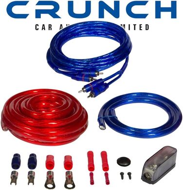 Комплект кабелів Crunch CRK25 5м 25мм² для підключення автоусилювача HiFi