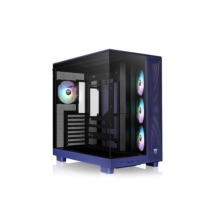 Корпус Thermaltake TG ARGB ATX Mid-Tower – View 380 XL, білий, з вентиляторами, USB-C, підтримка радіатора 360мм