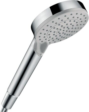 Hansgrohe Vernis Blend: Економна душова лійка 5 л/хв (EcoSmart), ручна душова лійка з 2 режимами, 100 мм, антикальцій, хром (26090000)