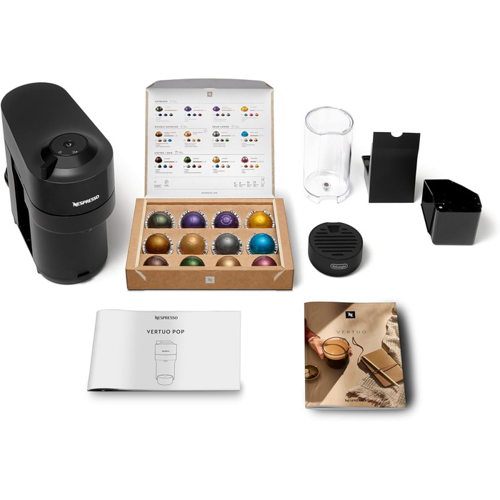 Кавомашина Nespresso Vertuo Pop ENV90.P: Cold Brew, Bluetooth, 4 розміри чашок, з подарунком