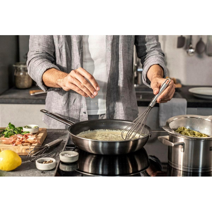 Вінчик кухонний ZWILLING Pro 28 см, нержавіюча сталь 18/10, з силіконовим покриттям, сріблястий