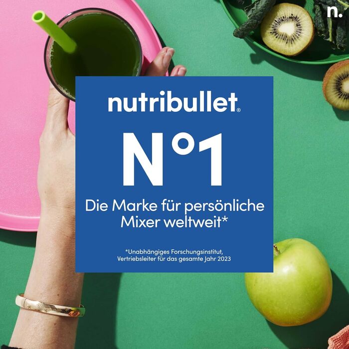 Nutribullet Pro 1200, Electric Blender, Food Processor, Smoothie Blender, Multi-Function Blender, 1200W Power, 700ml and 900ml Cups, Black, NB120MB 1200W Black