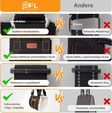 Регульована переноска для собак, підтримуюча перетяжка для реабілітації, поранених, травмованих або літніх собак - шлейка для собак як допоміжний засіб для ходьби для малих та великих собак (Білий, M)