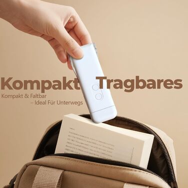 LED Кліпса-лампа для читання Nixtrve: 3 режими, 5 рівнів яскравості, USB-C, таймер, захист очей