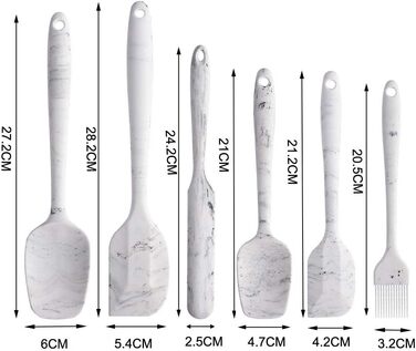 Набір силіконових шпателів з малюнком 
