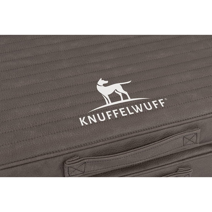 Ортопедичний килимок для собак Knuffelwuff Roanoke: 140 x 120 см, знімний, миючий, для великих, середніх та малих собак (Колір: Браунгрей)