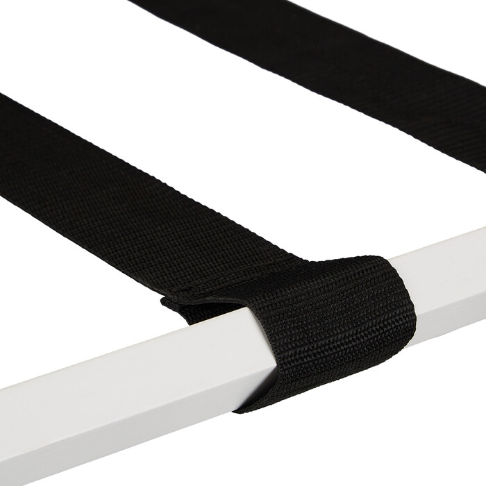Relaxdays Folding Luggage Rack with 2 Shelves