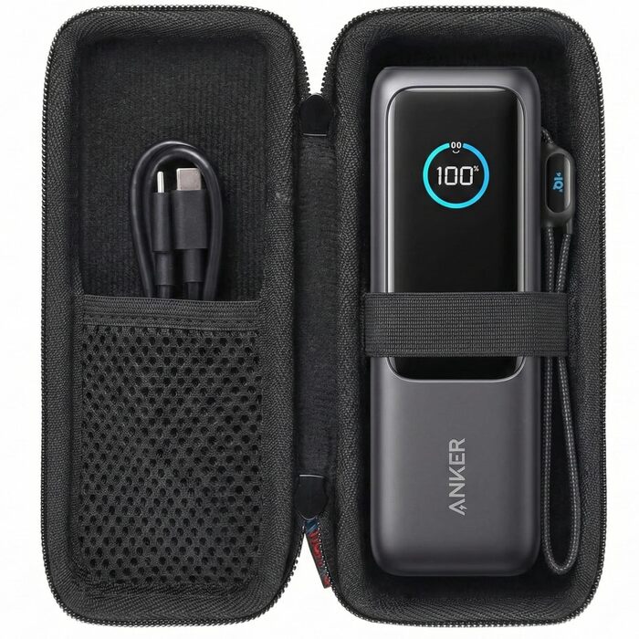 Чохол-зарядний кейс Khanka для Anker Laptop PowerBank 25,000mAh (165W) та Prime 27,650mAh (250W), захисна дорожня сумка для моделей A1695/A1340